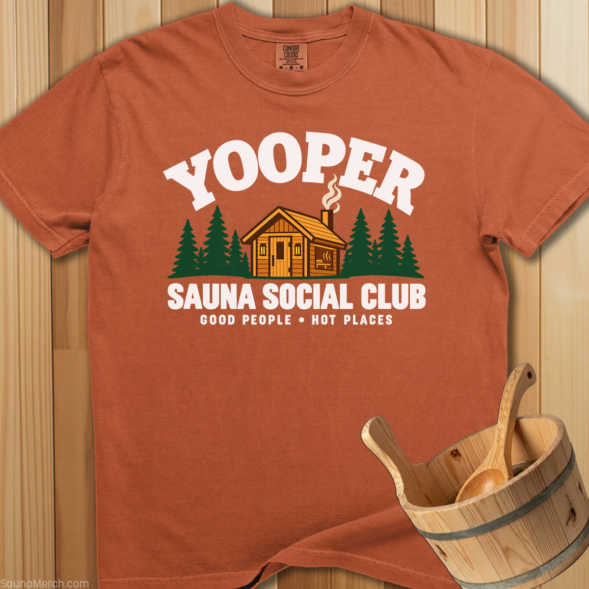 Yooper Sauna Social Club T-Shirt - SaunaMerch