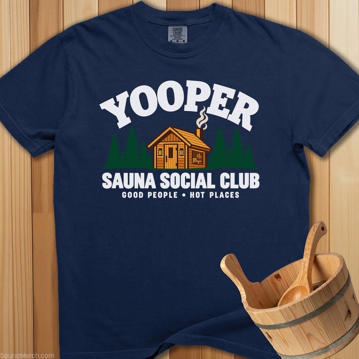 Yooper Sauna Social Club T-Shirt - SaunaMerch
