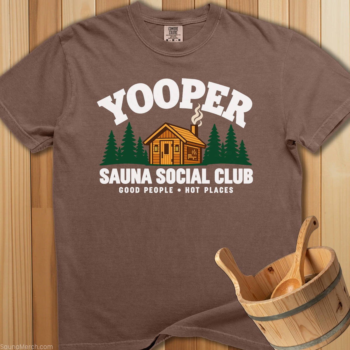Yooper Sauna Social Club T-Shirt - SaunaMerch