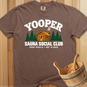 Yooper Sauna Social Club T-Shirt - SaunaMerch