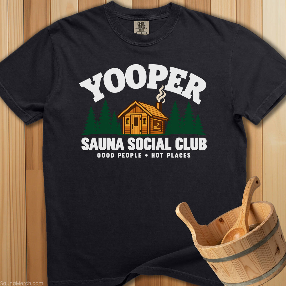 Yooper Sauna Social Club T-Shirt - SaunaMerch