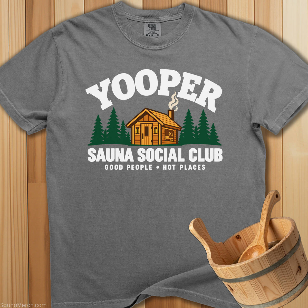 Yooper Sauna Social Club T-Shirt - SaunaMerch